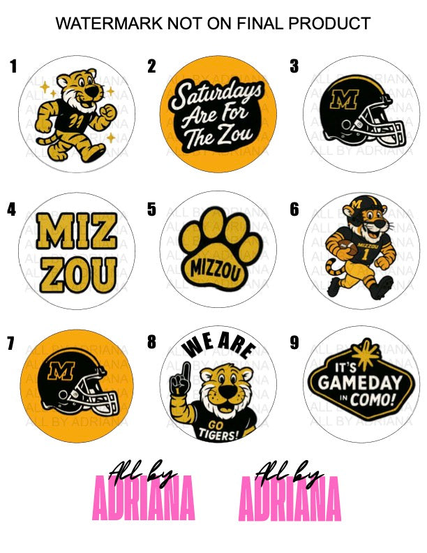 VINTAGE MIZZOU BUTTONS