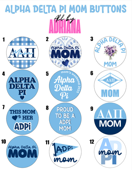 ADPI MOM BUTTONS