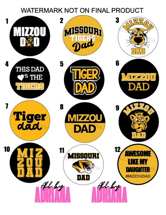 CLASSIC MIZZOU DAD BUTTONS