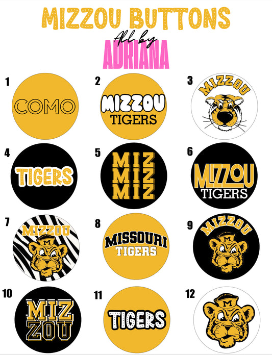 CLASSIC MIZZOU BUTTONS