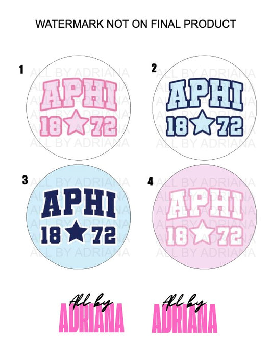 STAR SORORITY BUTTONS